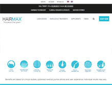 Tablet Screenshot of hairmaxthailand.com